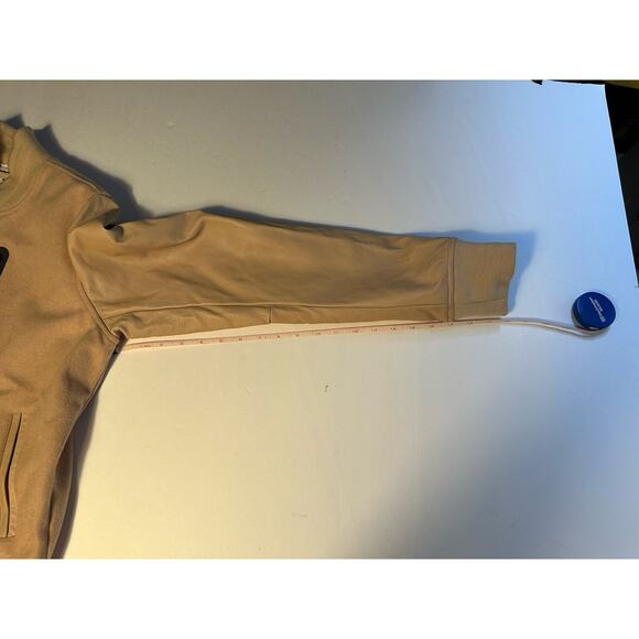 NIKE WMNS NikeLab Essentials Destroyer Varsity Jacket 908642-200 Tan WOMEN'S S - Picture 10 of 12